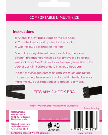 BYE BRA -  bra extensions x2 50023-2-3