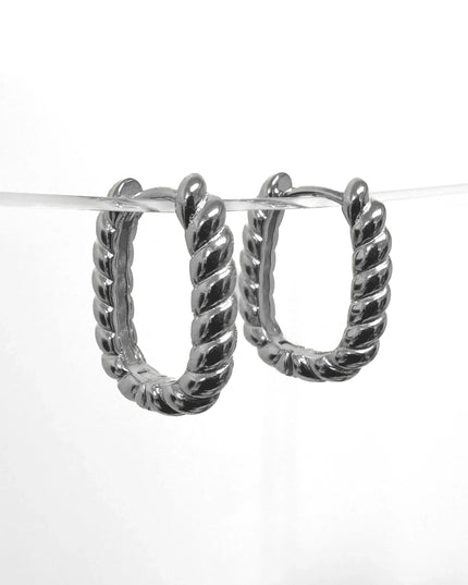 BROOKLYN TWIST HOOPS 2CM-2