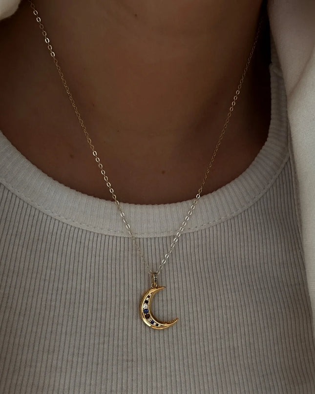 CELESTE MOON NECKLACE-1