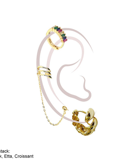 DUSK HELIX HOOP 1CM-3