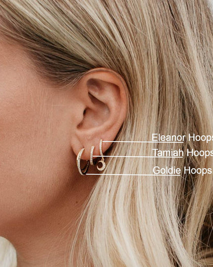 ELEANOR HOOPS 1CM-3
