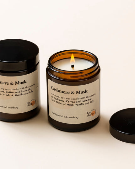 Cashmere & Musk 155g Kerze-0