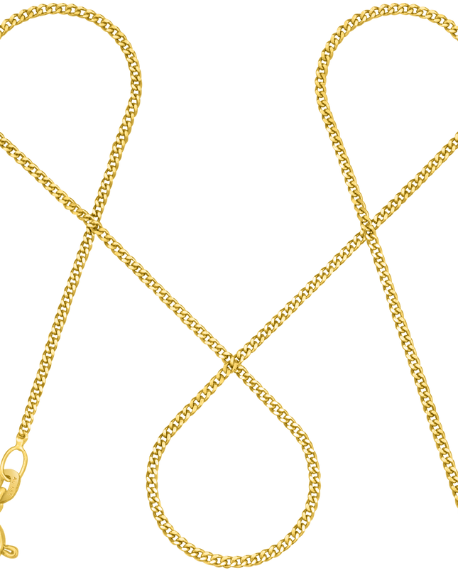 Panzerkette TIMELESS Minimalistisch 14k Echtgold-0