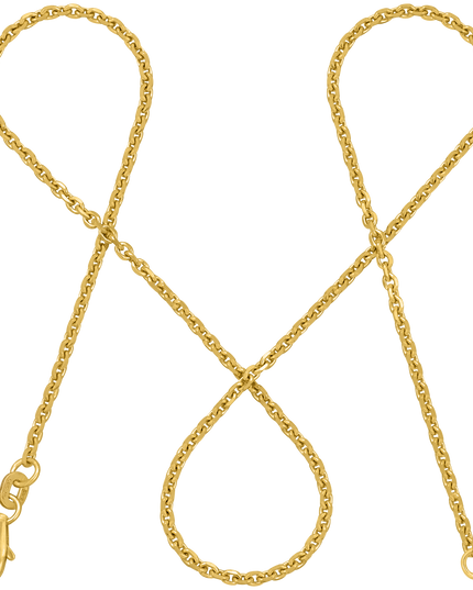 Ankerkette DELICATE Zierlich 14k Echtgold Diamantiert-0