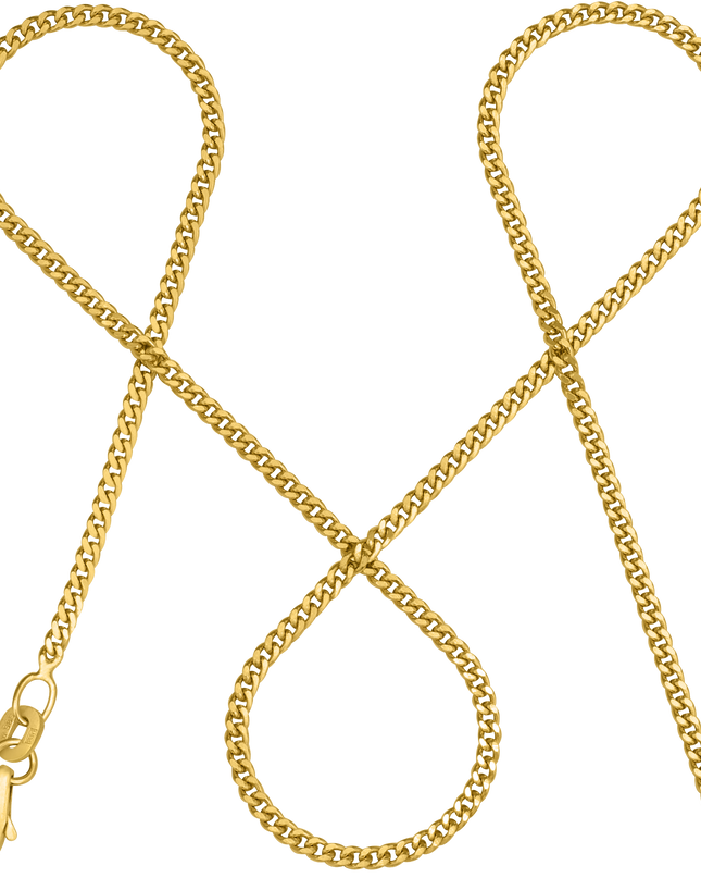 Panzerkette TIMELESS Schlicht 14k Echtgold-0