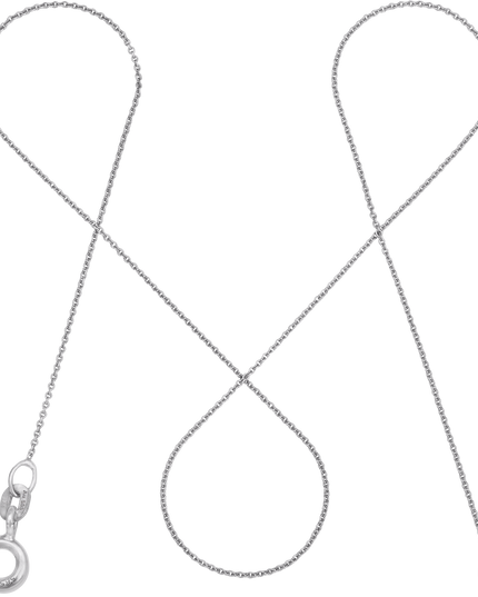 Ankerkette DELICATE Hauchzart 14k Weißgold-0
