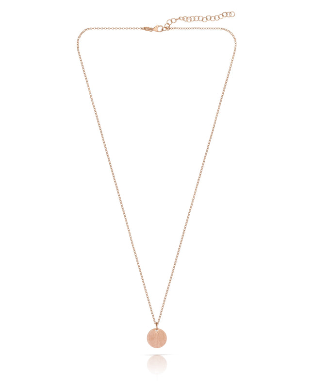 Kettenanhänger CIRCLE 1,2 cm Roségold-0