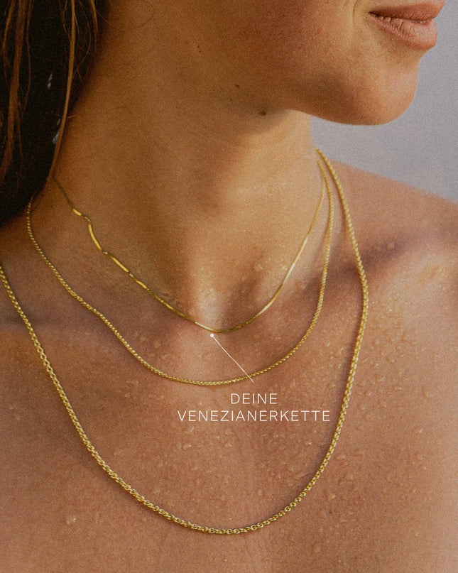 Venezianerkette VENICE Hauchzart 14k Echtgold-1