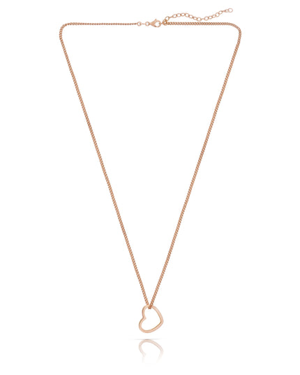 Kettenanhänger HEART Roségold Vergoldet-0