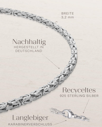 Königskette ROYAL Modern Silber-1