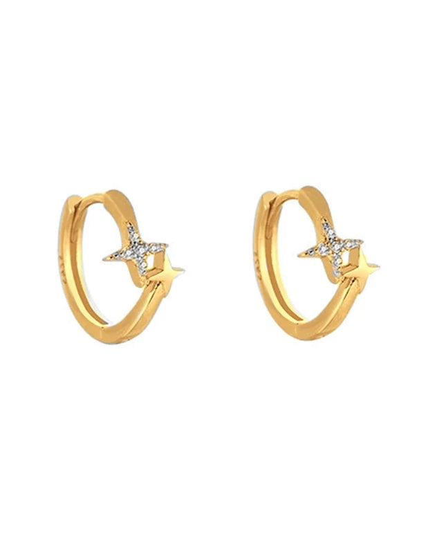 STAR HUGGIE HOOPS 1,1CM-0